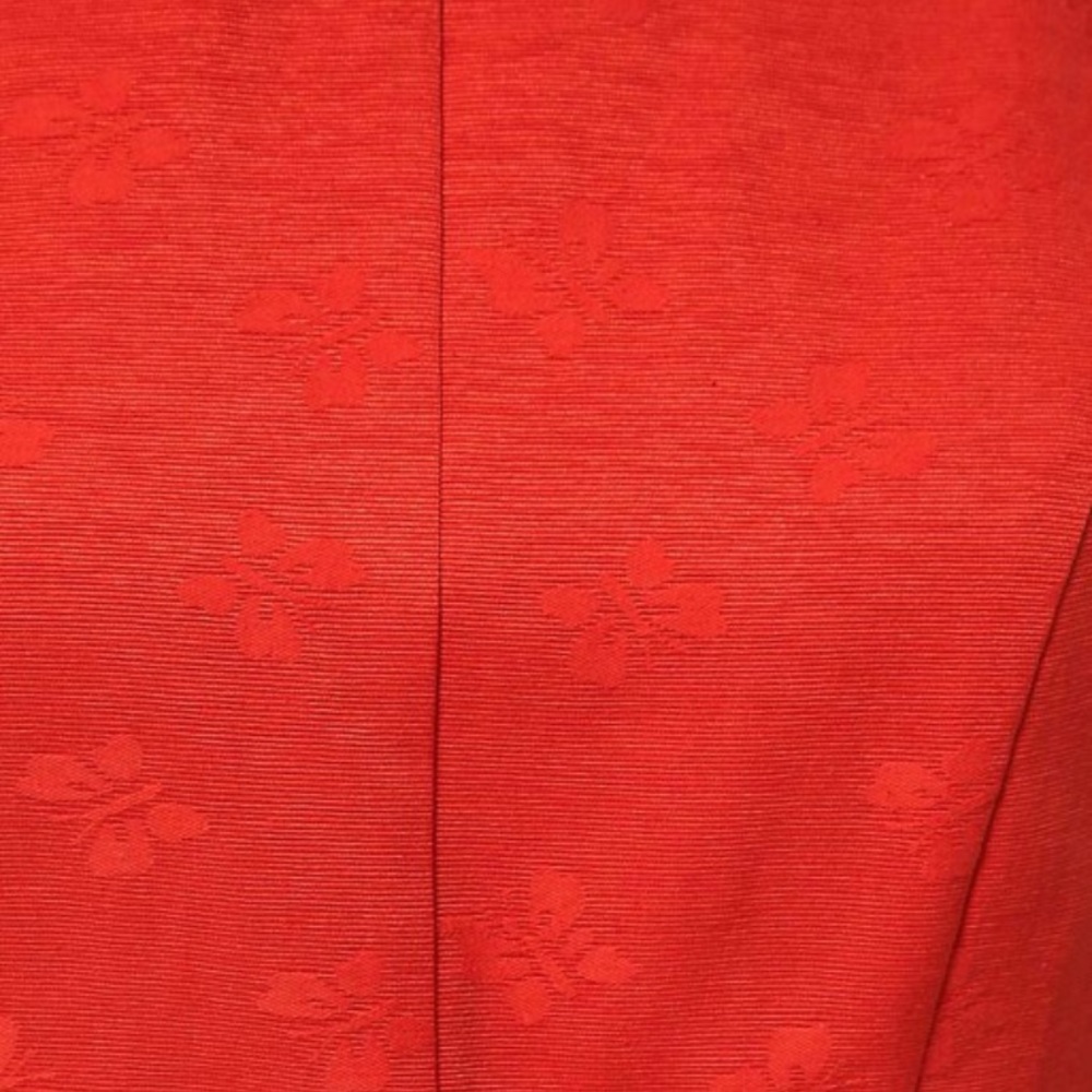 ASOS Tulip Dress in Butterfly Textured Fabric - Picture 3 of 9